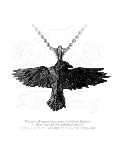 P193 Colgante  `Black Raven´