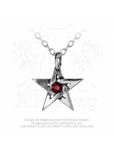 P365 - Colgante `Crystal Pentagram´