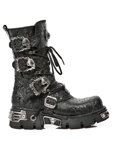 391-S4 Botas METALLIC Vintage New Rock