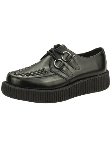 Creepers bajas suela VIVA cuero negro