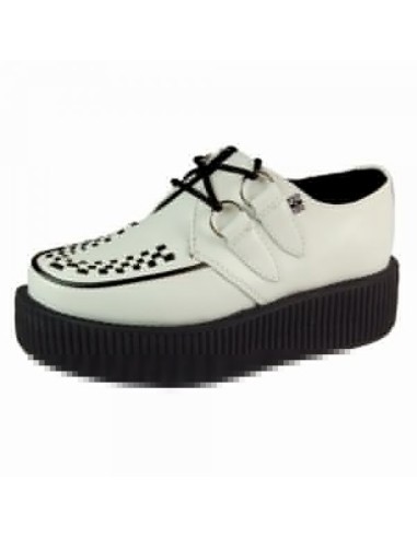 Creepers altas VIVA Terciopelo Burdeos