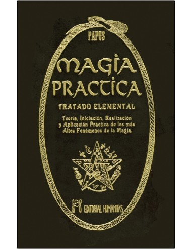 MAGIA PRACTICA. TRATADO ELEMENTAL (terciopelo,libro)