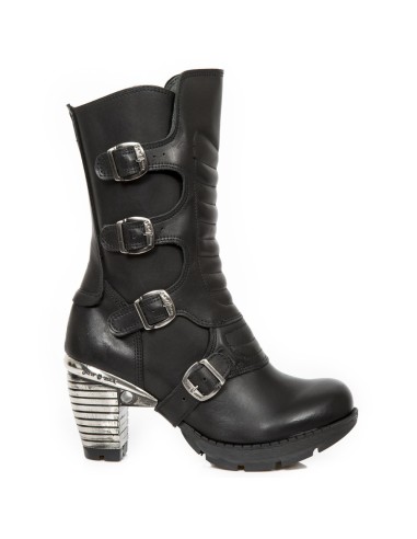 Botas New Rock WILD crust negro (sin cremallera)