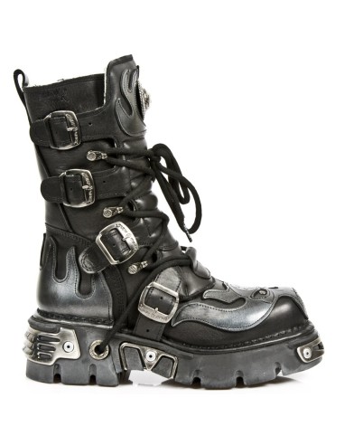 107-S2 Botas METALLIC New Rock (Acero)