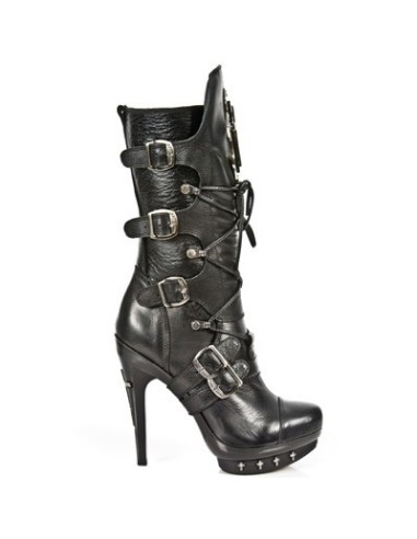 New rock Leather PUNK boots