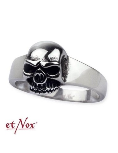 Anillo EtNox `Calavera pequeña´ (Acero inox.)