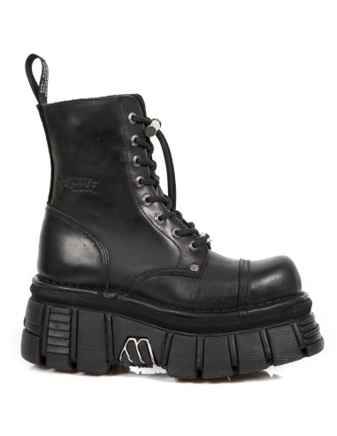 NEWMILI083-VS2 Botas New Rock cuero con plataforma extra Tower