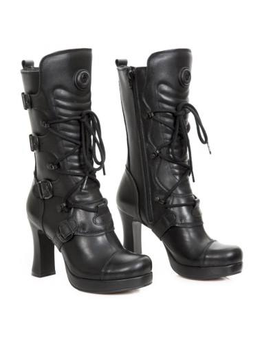 M.GOTH5815-S2- Botas Cuero New Rock tacón GOTH