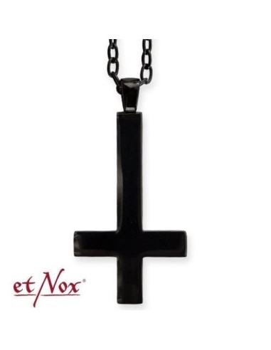 etNox-pendant "Big Plain Cross " steel 