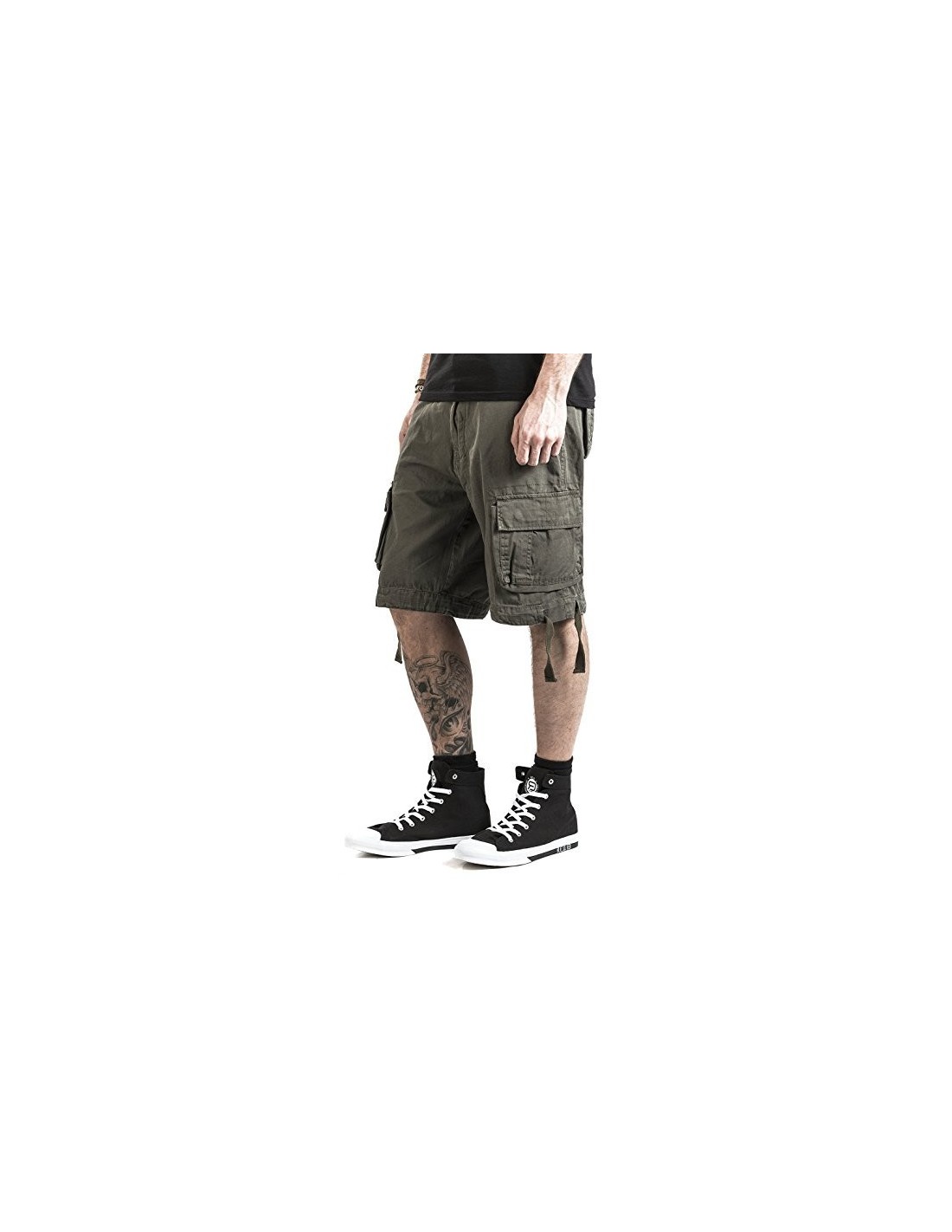 Pantalón corto militar hombre vintage `camuflaje urban´ - Gothic-Zone