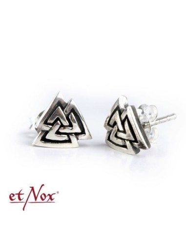 etNox - earstuds "Evil Skull" 925 silver