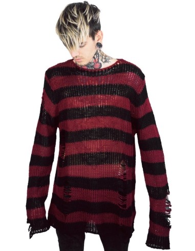 Ash Distress Knit Sweater