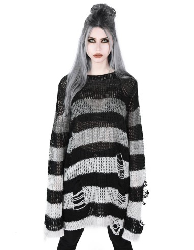 Ash Distress Knit Sweater