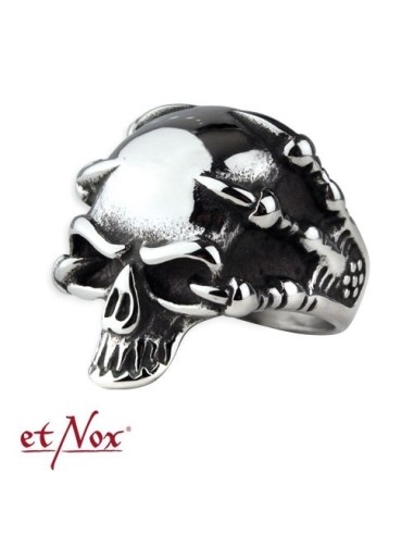 etNox ring "pirate skull" stainless stee 