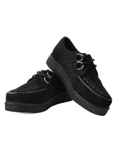 Creepers TUK bajas suela Ante Negro- Nueva suela VIVA FLEX