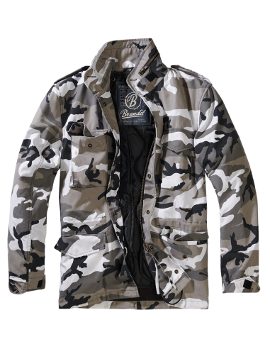 Cahqueta hombre M-65 clásica DARK CAMO camuflaje gris blanco