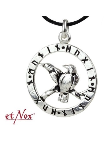 Collar EtNox "Cuervos de Odin"  (plata)