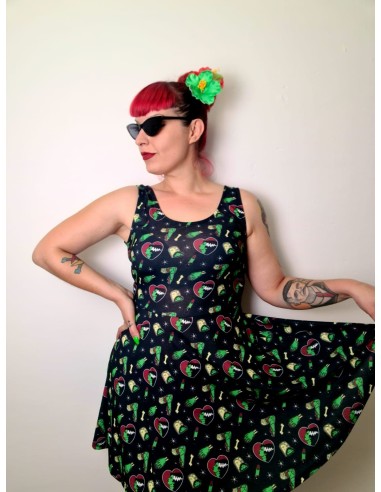 TIKKI TOTEM SKATER DRESS