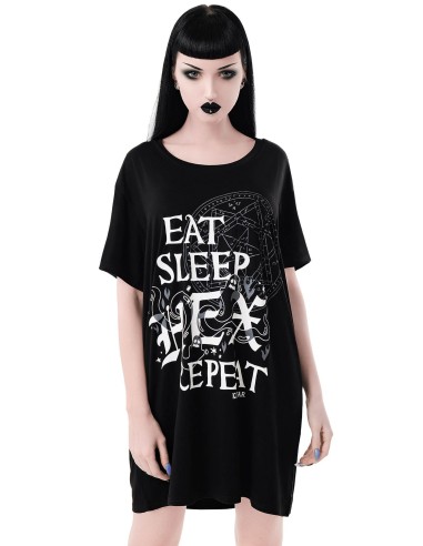 Camiseta de dormir `Hex & Repeat´, Killstar