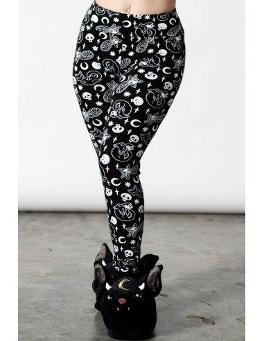 Leggings `Purr Off´ , negro, Killstar