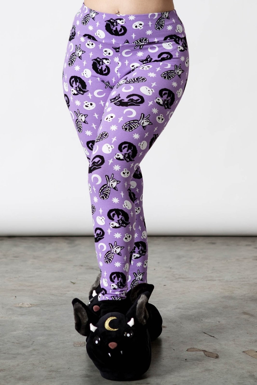 Assent Slashed Leggings - Killstar