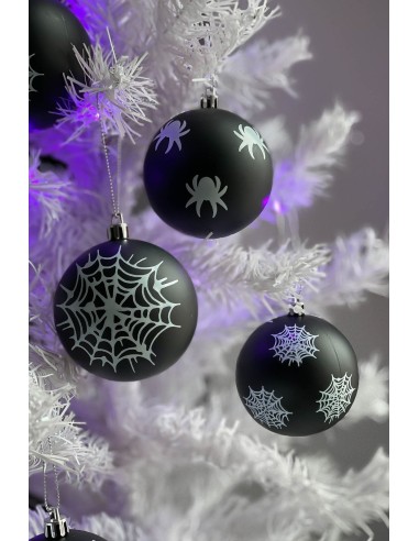 Adornos bolas navidad Spooky [paquete de 12]