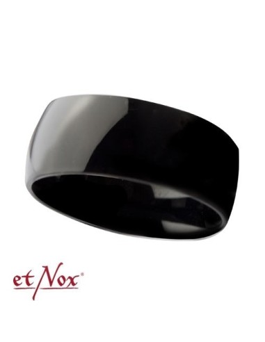 etNox stainless steel ring "Moons and Stars" with plating