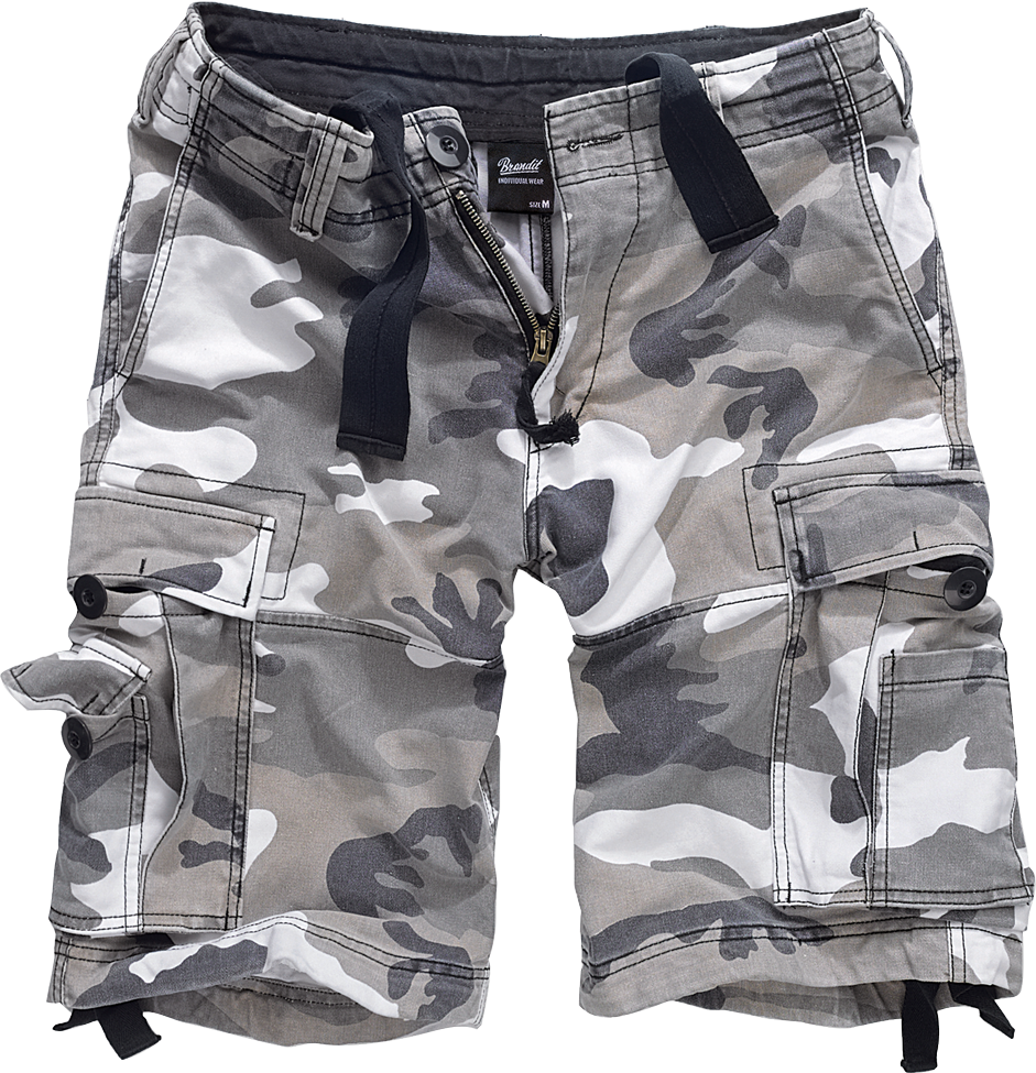 Pantalón corto militar hombre vintage `camuflaje urban´ - Gothic-Zone