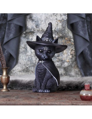 Purrah Witches Hat Occult Cat Figurine 13.5cm