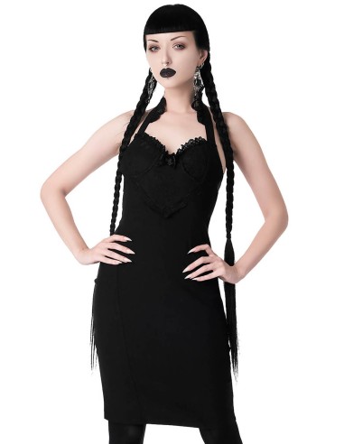 Talla L : Vestido entubado `Ophelia´ Killstar