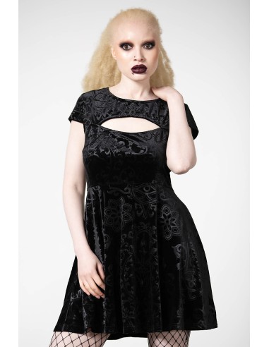 Blasphemia Keyhole Skater Dress