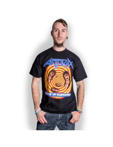 ANTHRAX UNISEX T-SHIRT: STATE OF EUPHORIA