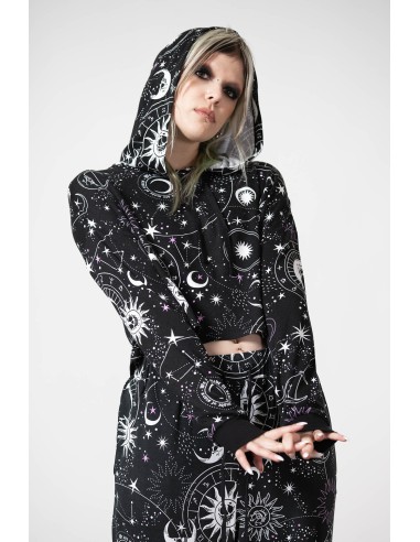 GALAXY CROPPED HOODIE