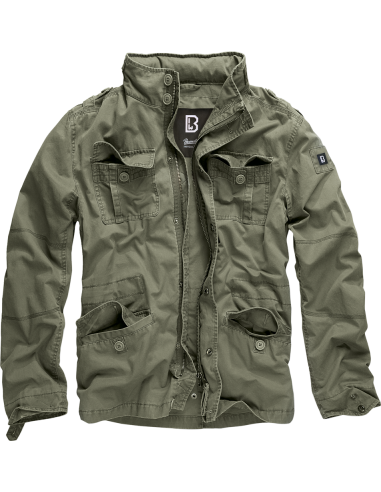 Chaqueta hombre militar verde BRITANIA (fina)