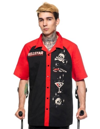 Talla M: Camisa bowling `SHE DEVIL´, Killstar