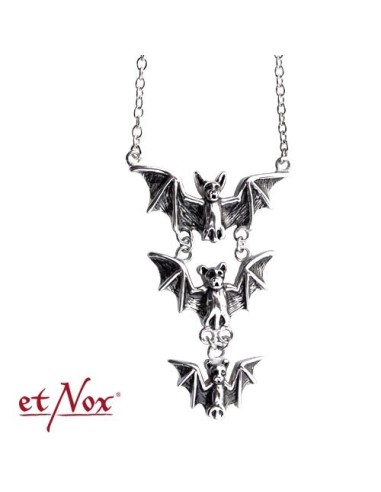 etNox - pendant "Black Eyed Skull" stainless steel