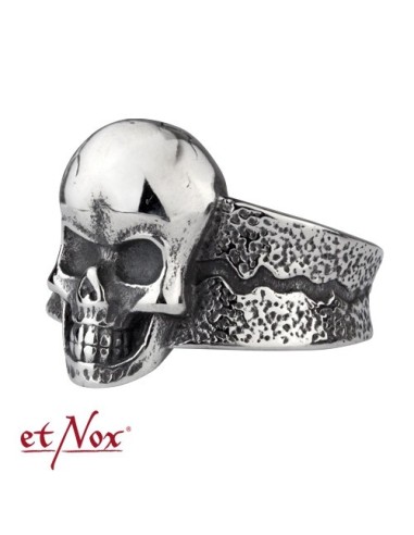 etNox stainless steel ring "Dragon skin"