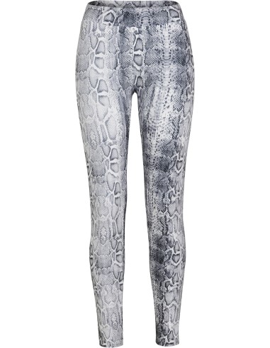 Leggings serpiente blanco gris