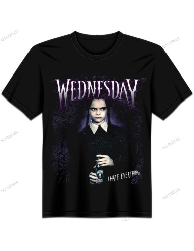 Camiseta hombre Miércoles Addams