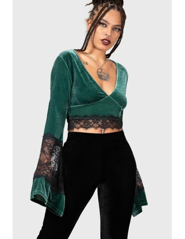 NAOMI LONG SLEEVE TOP [GREEN]