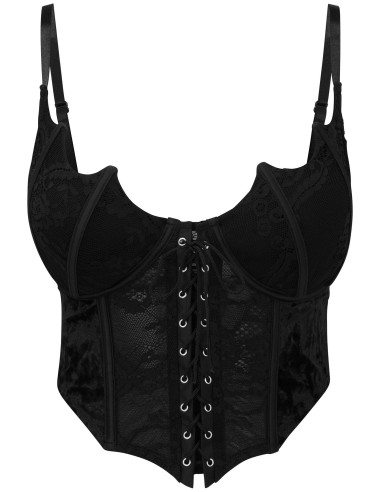 Conjunto Bralet + panty `Scarlet Webutant´, Killstar