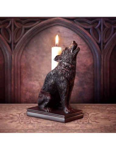 FAUST'S FAMILIAR (CAT CANDLESTICK) (V113)