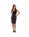 PRE-ORDER Falda Chic Vintage Inspired Pencil Skirt in Black