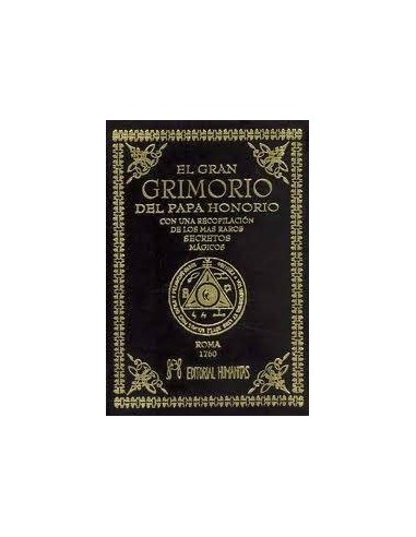 GRAN GRIMORIO DEL PAPA HONORIO, EL (Libro,terciopelo)