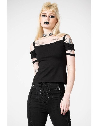 Top `HUNTLY BARDOT TOP´ , Killstar