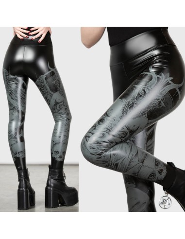 Leggings imitación cuero `DARK FORCES LEGGINGS´