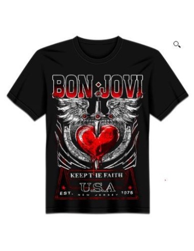 Camiseta hombre BON KOVI