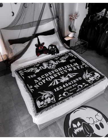 SPIRIT BOARD Woven Blanket [Black]