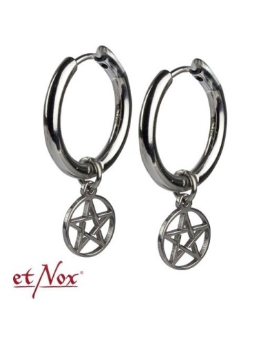 Aros de acero inoxidable etNox "Pentacle"