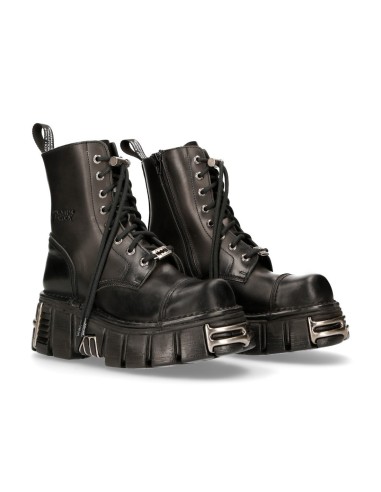 M.NEWMILI083C-C6   Botas New Rock cuero con plataforma Tower